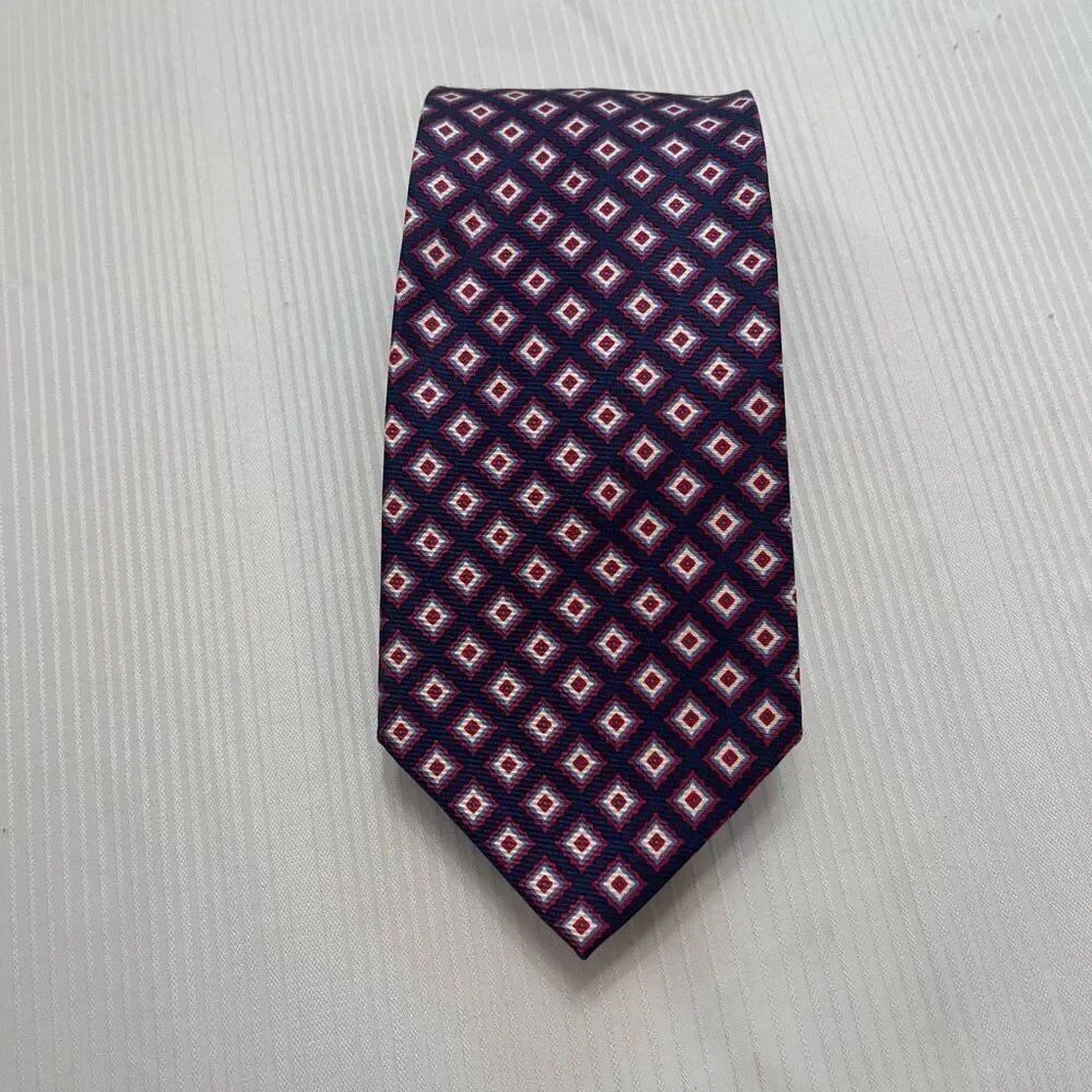 Brooks Brothers Makers Navy Blue Silk Tie Necktie